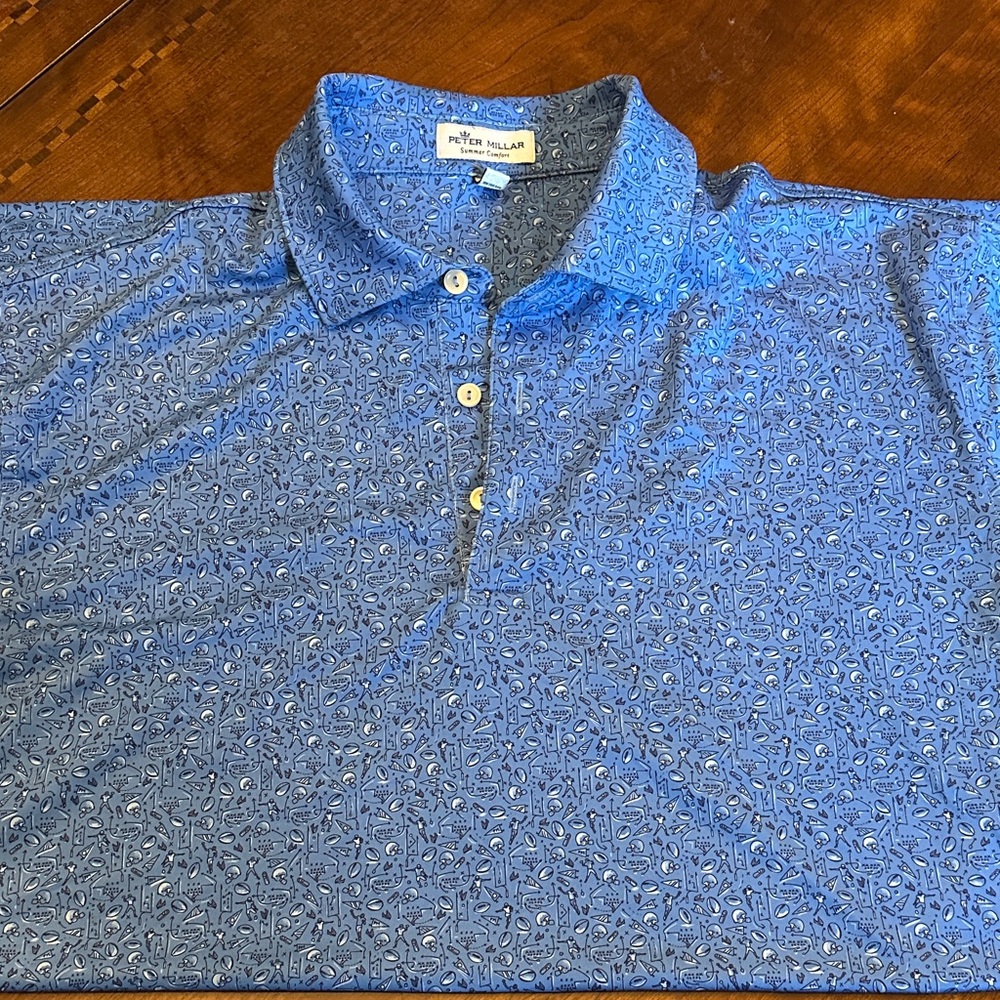 Peter Millar sports print polo